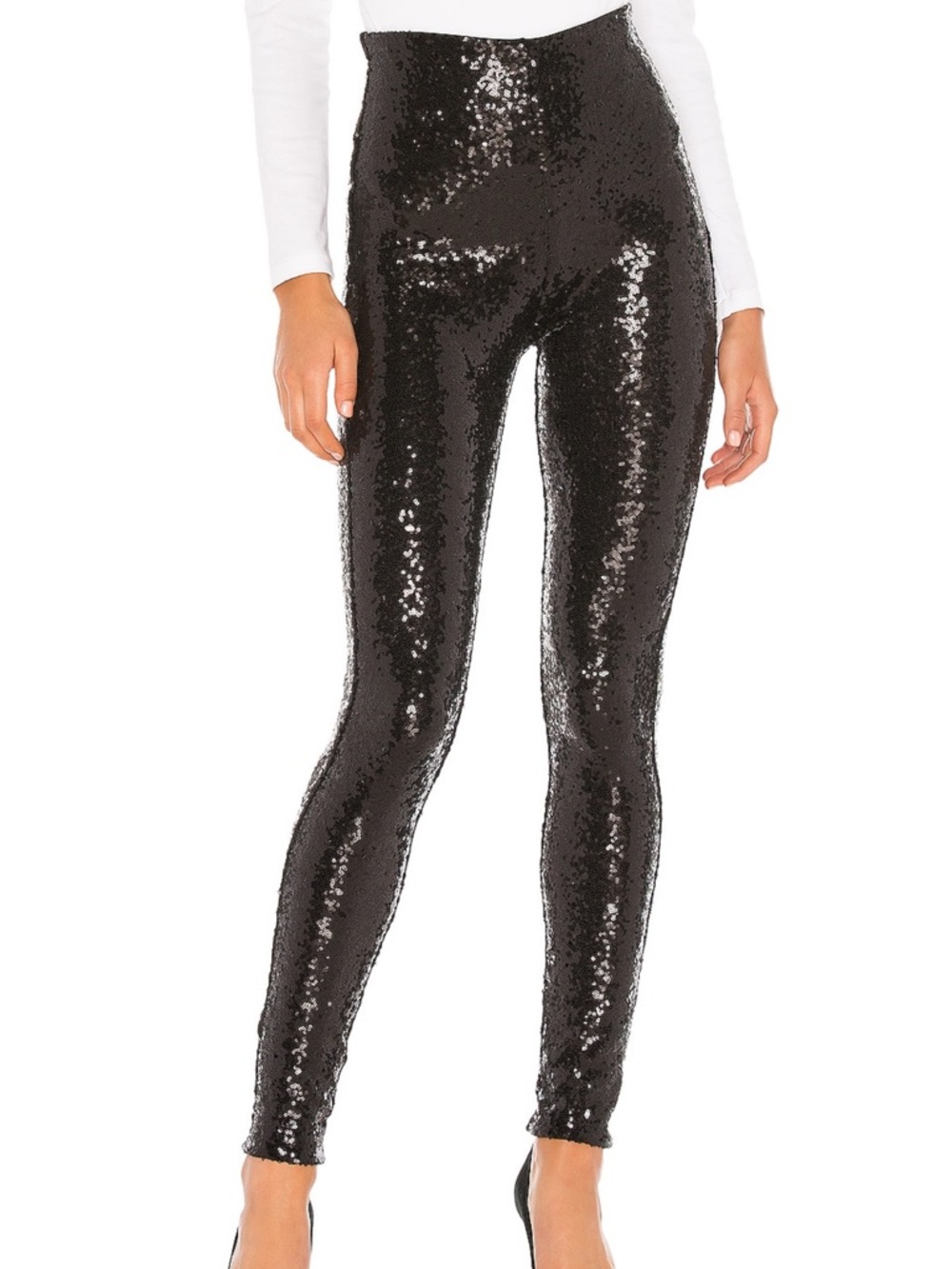 Commando Black Sequin Leggings
